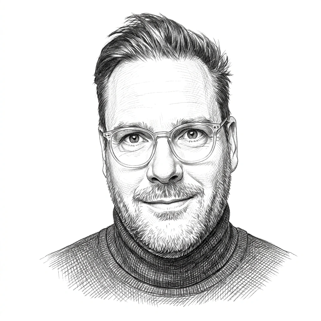 Florian Alexander Mall — Bleistiftzeichnung